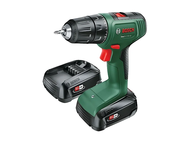 Perceuse visseuse Bosch EasyDrill 18V-40 (+2xbatteries 2,0Ah) + chargeur 1xAL18V-20