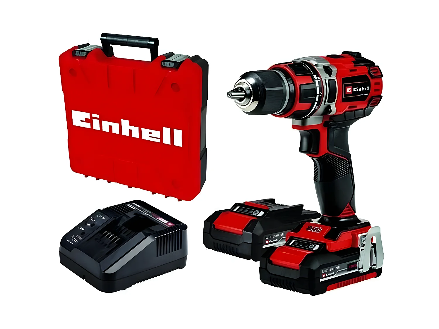 Professional Akku-Bohrschrauber TE-CD 18/50 Li BL, 18Volt (rot/schwarz, 2x Li-Ionen Akku 2,0Ah)