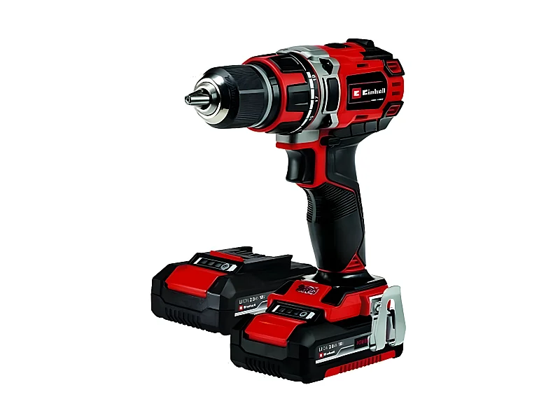 Professional Akku-Bohrschrauber TE-CD 18/50 Li BL, 18Volt (rot/schwarz, 2x Li-Ionen Akku 2,0Ah)