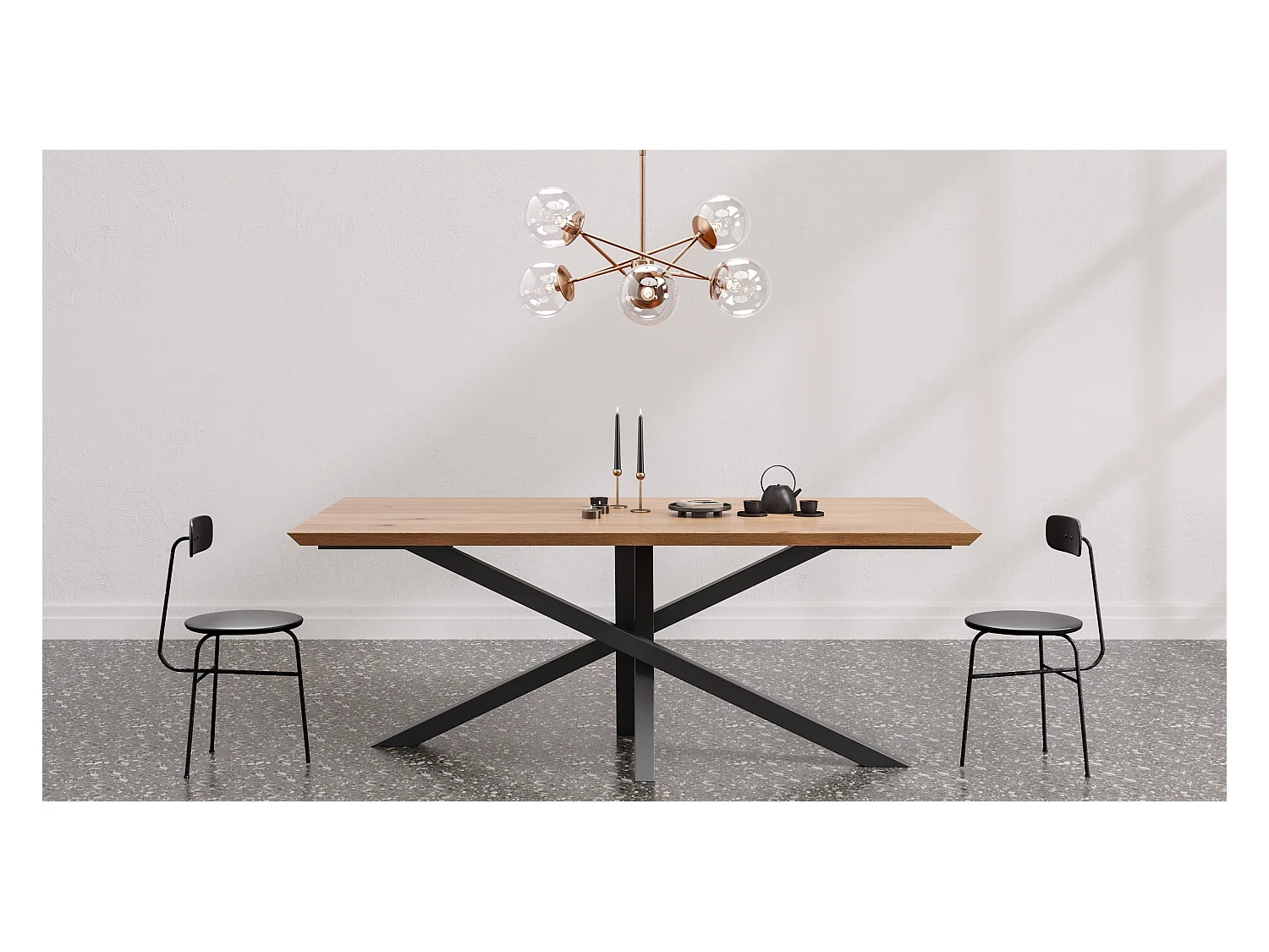 Table Slant en bois massif