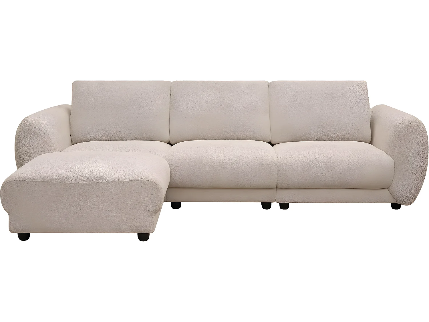 Ottoman pour canapé modulable "Saint Germain" - Beige