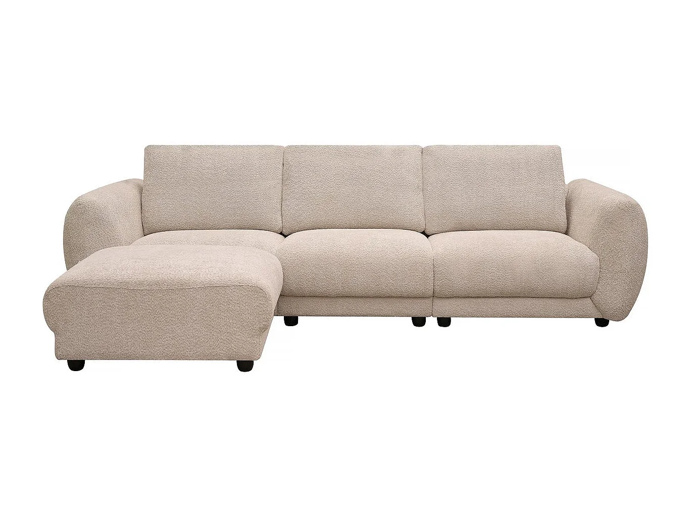 Ottoman pour canapé modulable "Saint Germain" - Beige