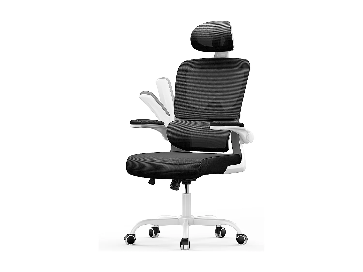 Chaise d'ordinateur pivotante avec fonction de basculement Chaise de direction pour le bureau à domicile