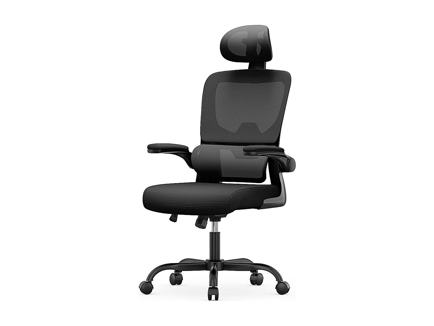 Chaise d'ordinateur pivotante avec fonction de basculement Chaise de direction pour le bureau à domicile