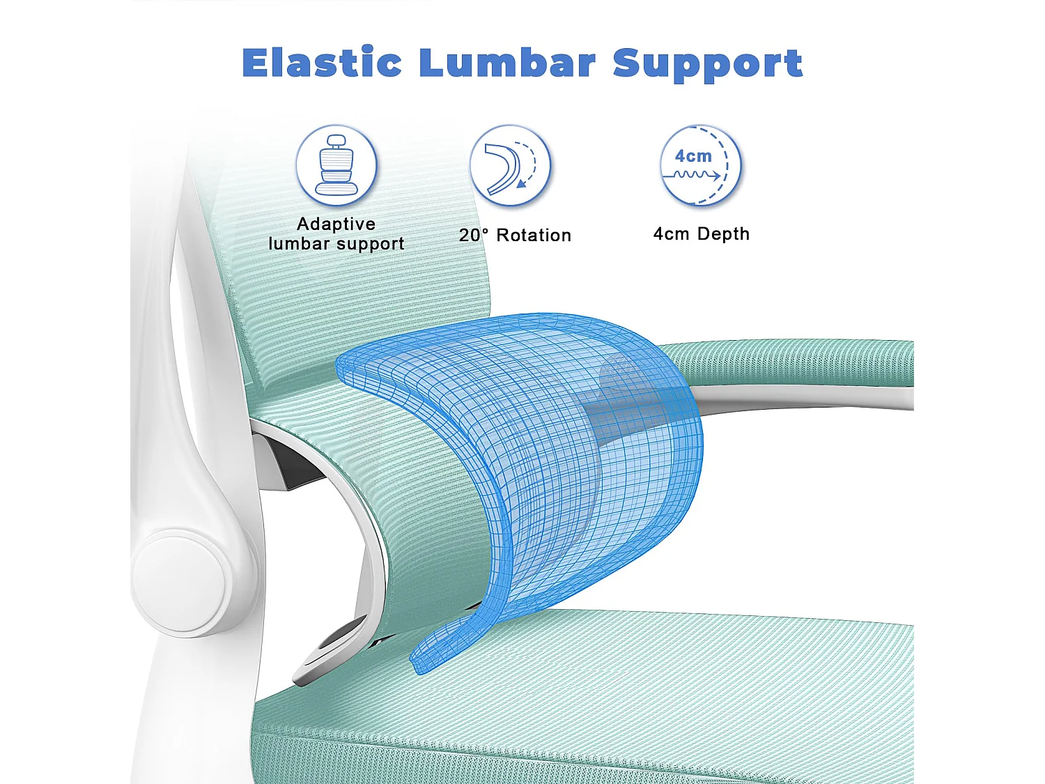 Bureaustoel met schommelfunctie Bestuurdersstoel voor thuiskantoor