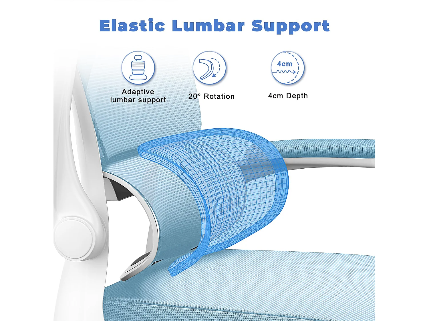 Bureaustoel met schommelfunctie Bestuurdersstoel voor thuiskantoor