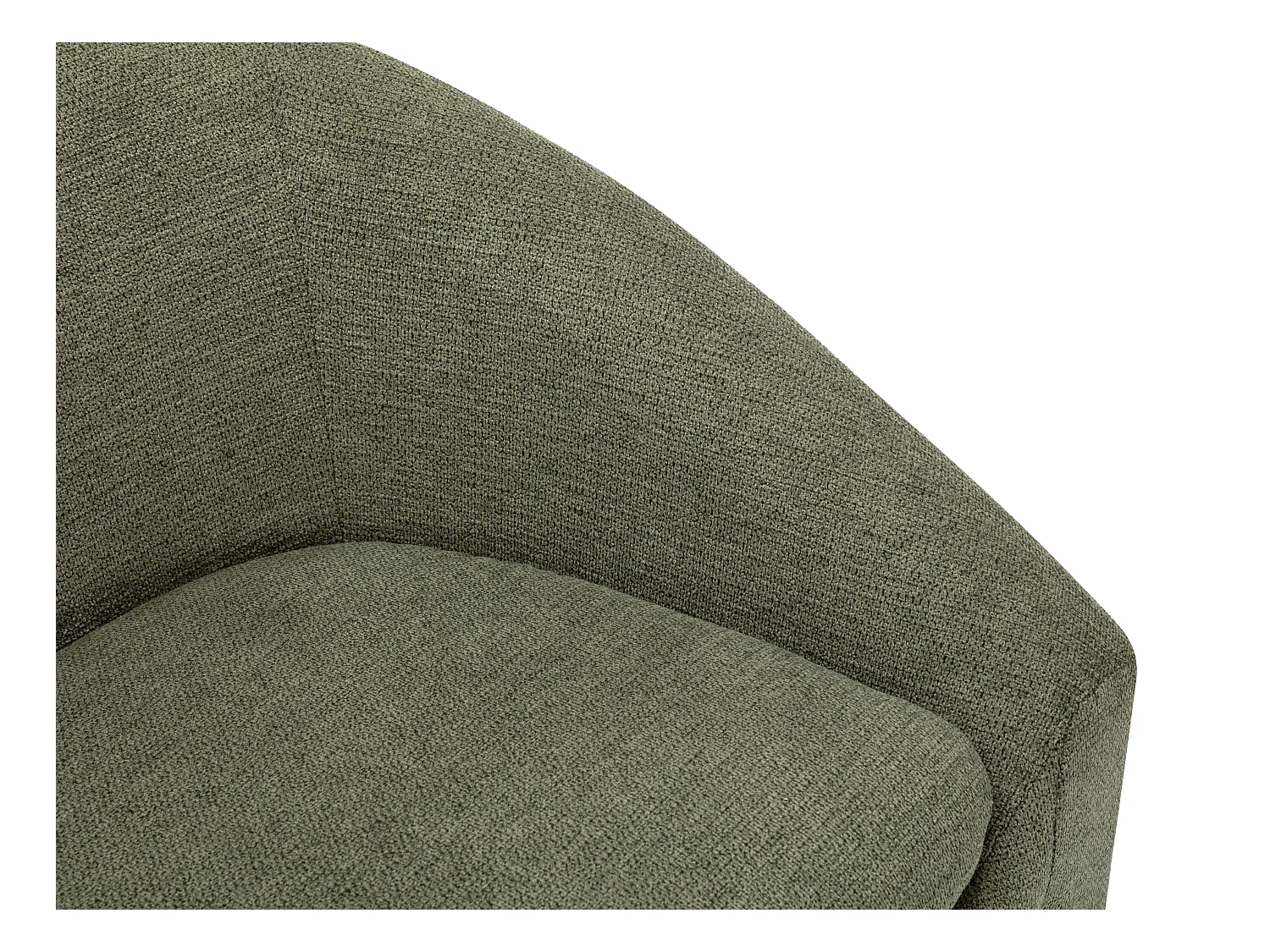 Sofa 2-personers sofa og lænestol i grønt stof OSSANA