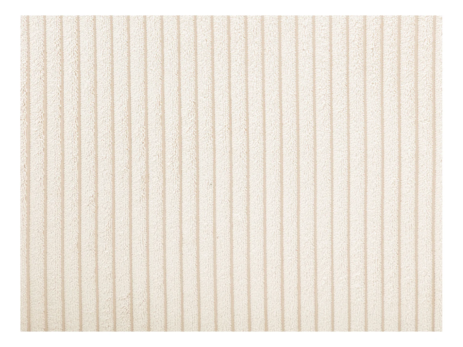 Sofa 2-Sitzer & Sessel - Cord - Cremefarben - OSSANA