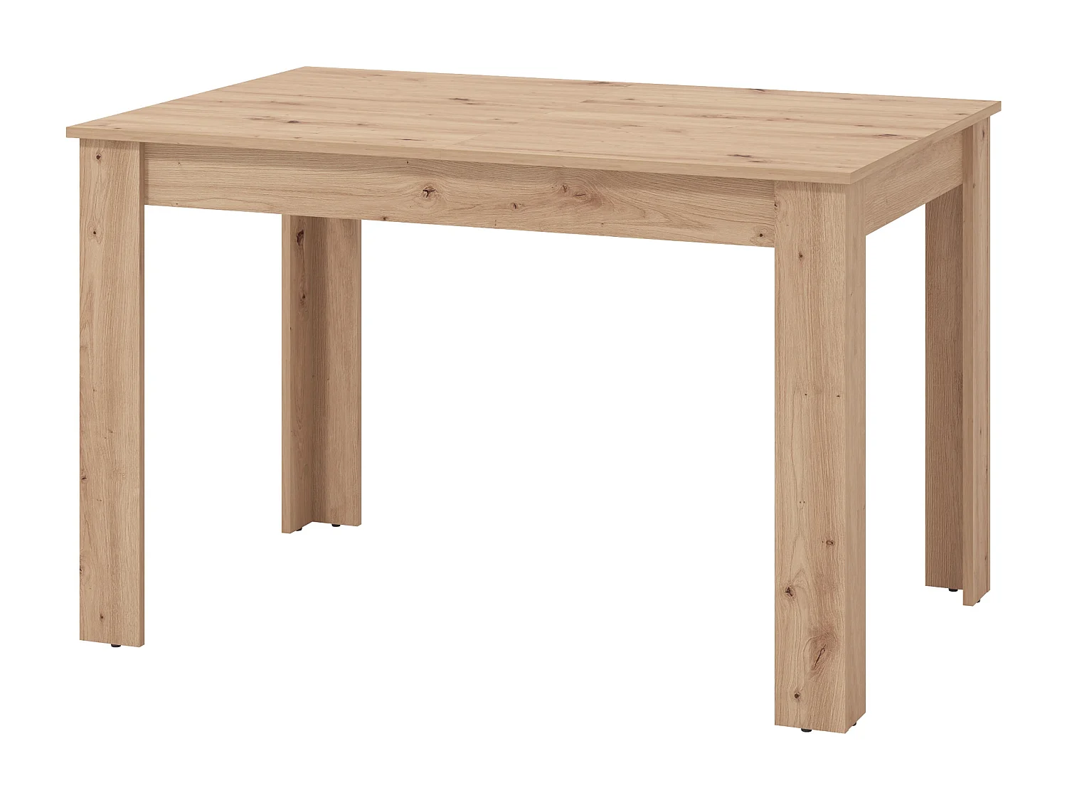 Table à manger extensible 4 à 6 personnes - Naturel clair - VENOLA