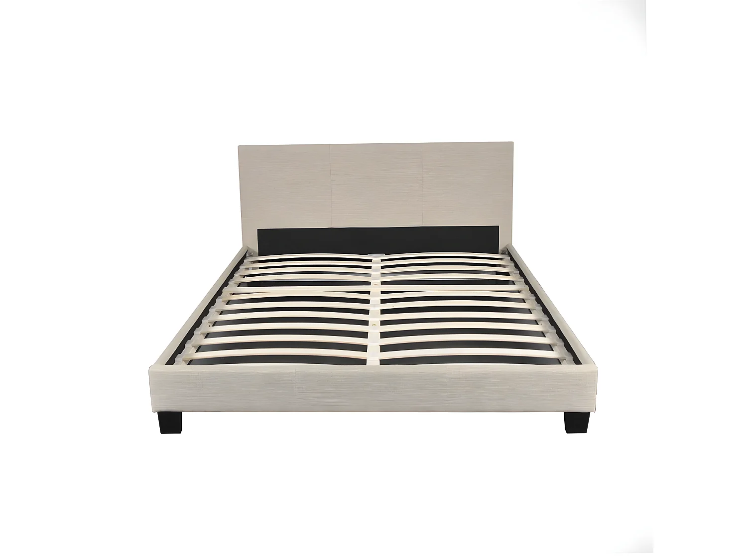 Lit DUBLIN 140x190 + 1 sommier / Beige