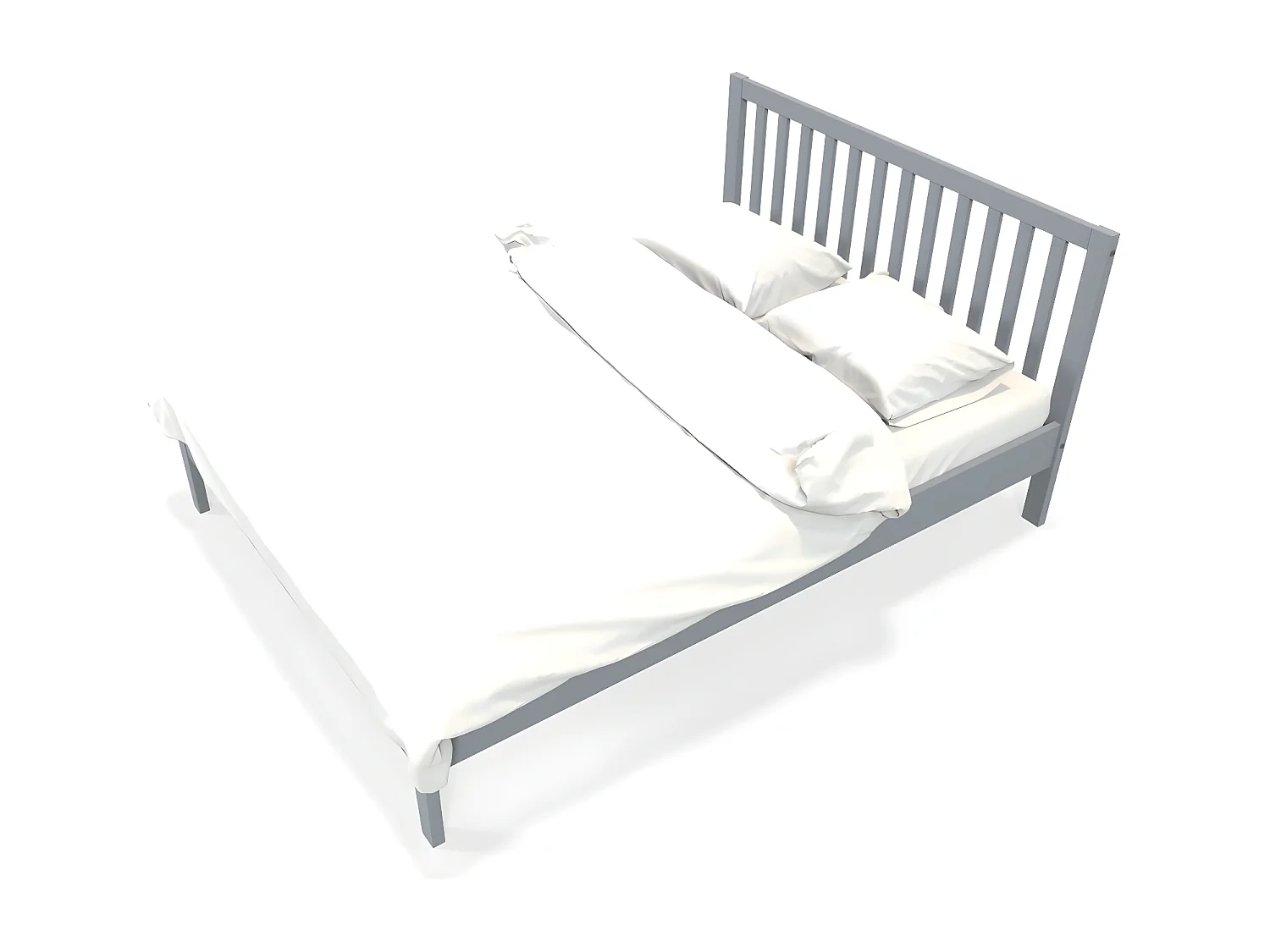 Lit PARKER 160x200 / Gris