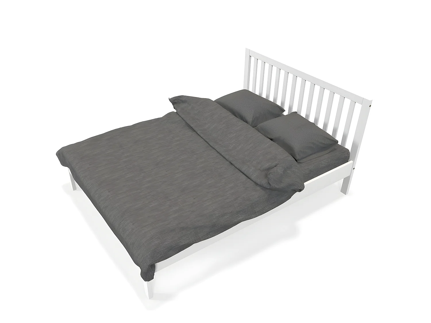 Lit PARKER 160x200 / Blanc