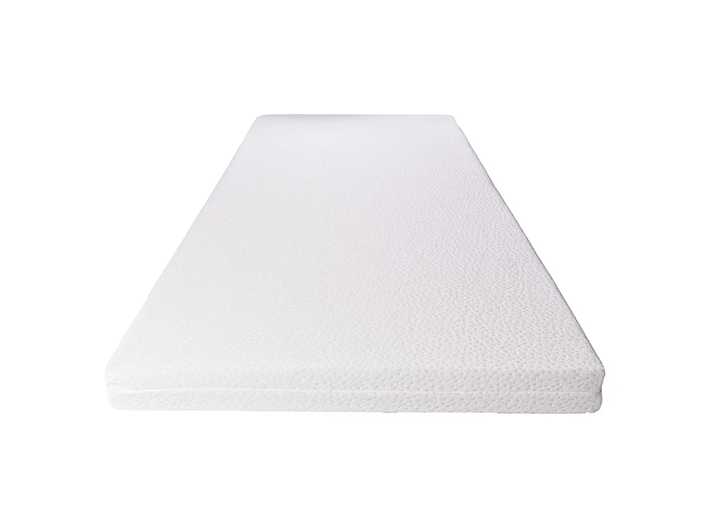 Lit cabane MIKA 90x190 + sommier + Matelas IRIS / Blanc
