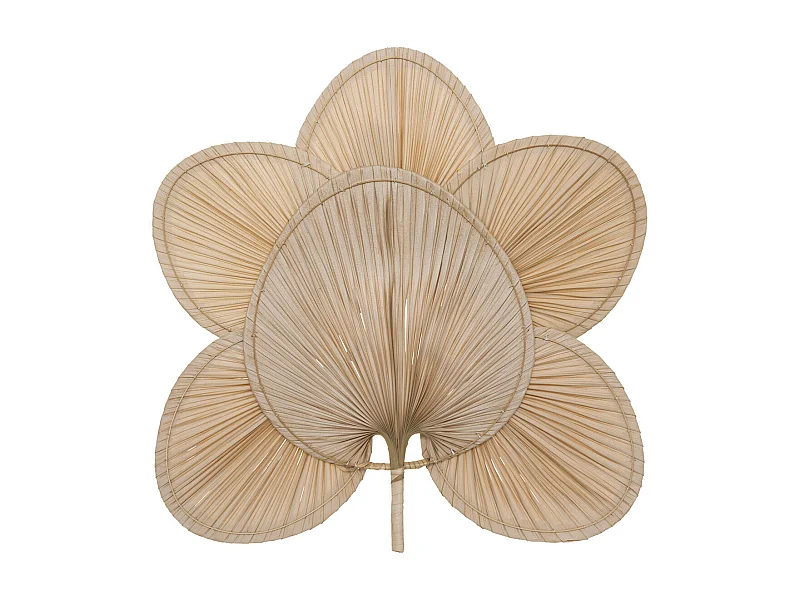 Déco murale en Bambou et Palmier 70 x 70 cm