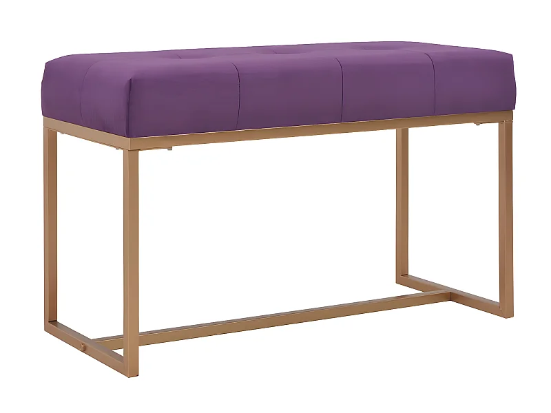 Banco banco 80 x 36 x 45 cm terciopelo morado 02_0010833