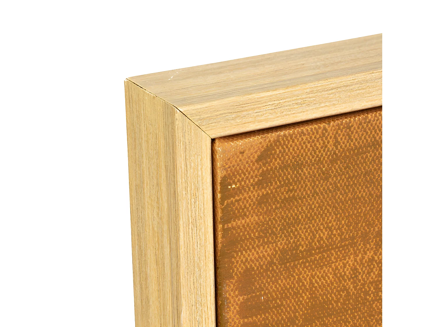 Tableau Toile murale imprimée et encadrée Melody Bleu 45 x 45 cm