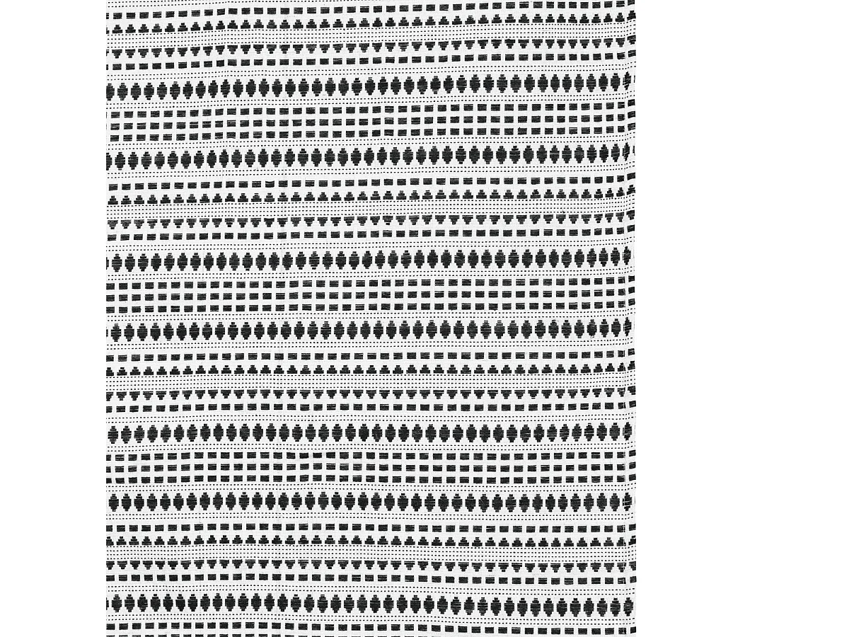 Rideau à œillets Jacquard Bleu Egéen 130 x 260 cm