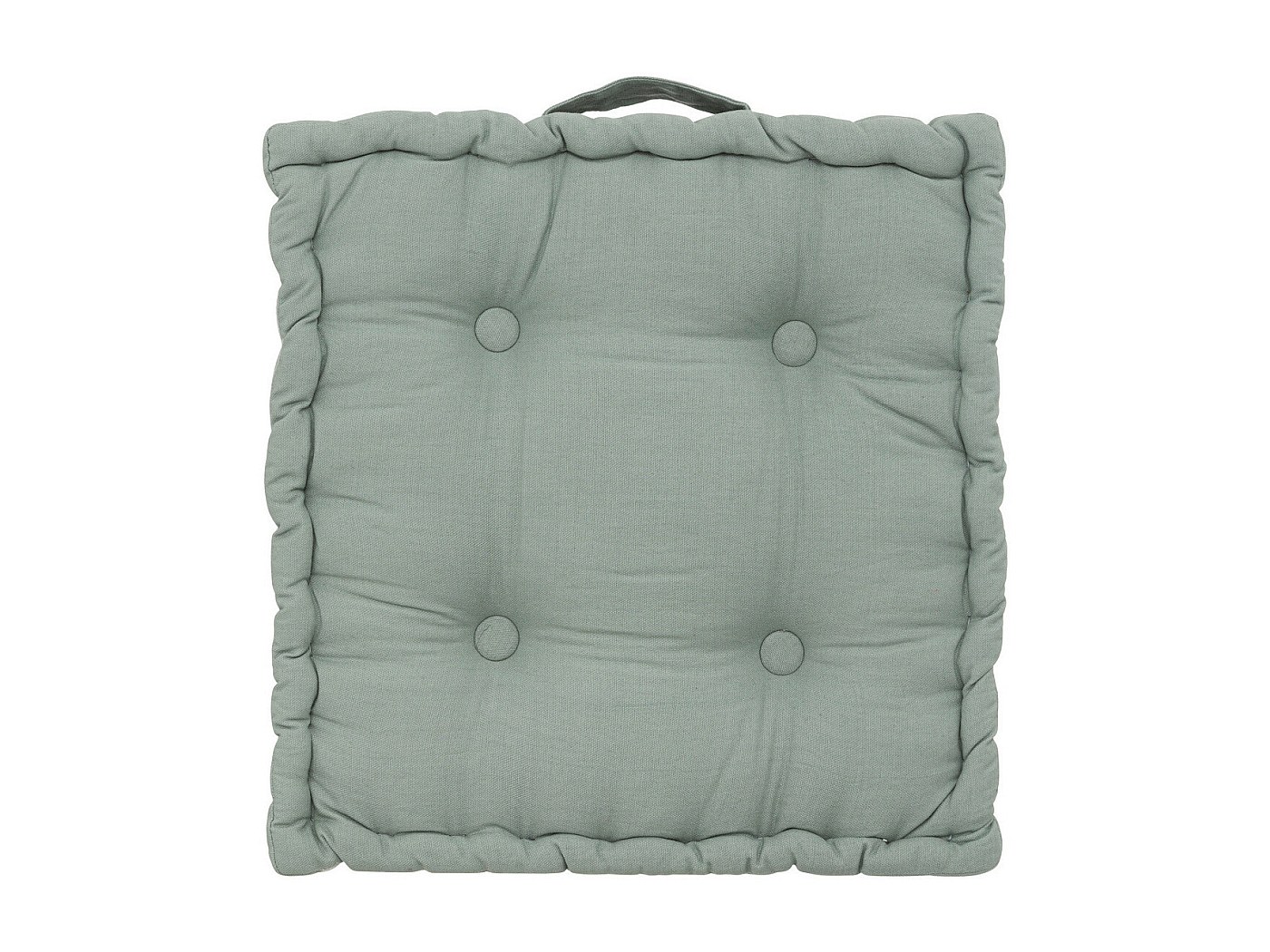 Coussin de sol 40x40 cm greenmood marine coton | Truffaut