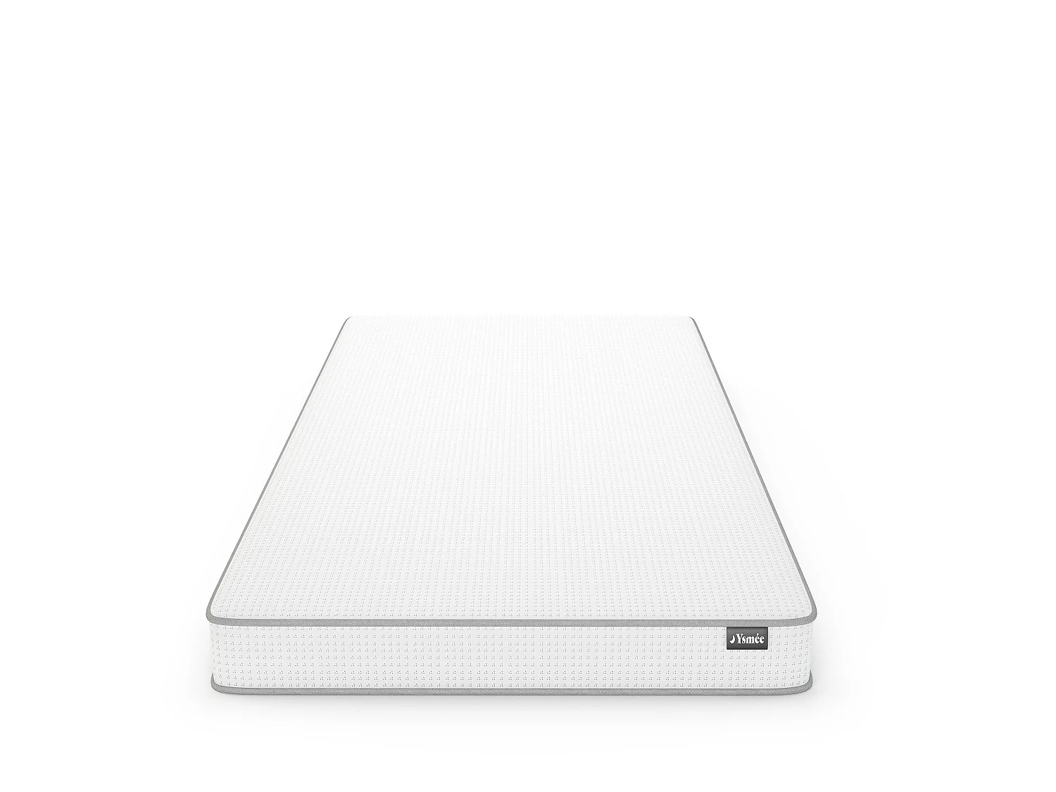 Set aus Bettgestell + Schaumstoffmatratze - 90 x 190 cm - Stärke 12 cm - ASTYANAX von YSMÉE