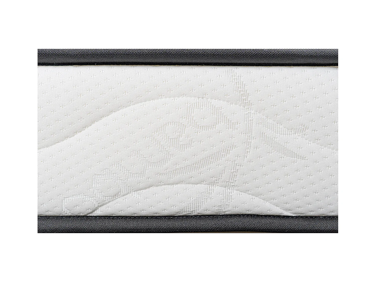 Sæt 160 x 200 cm polstret sengeramme + 15 cm skummadrass med bambusbetræk - KANANI fra NATUREA