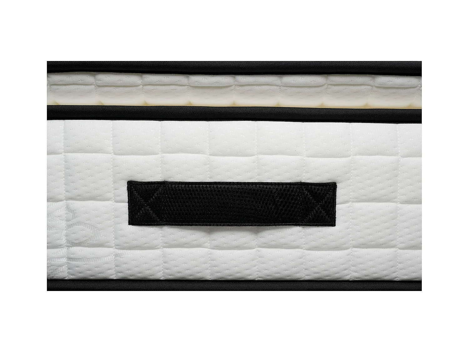 Ensemble 160 x 200 cm sommier tapissier + matelas mousse et coutil bambou ép.23cm - ADANA de NATUREA