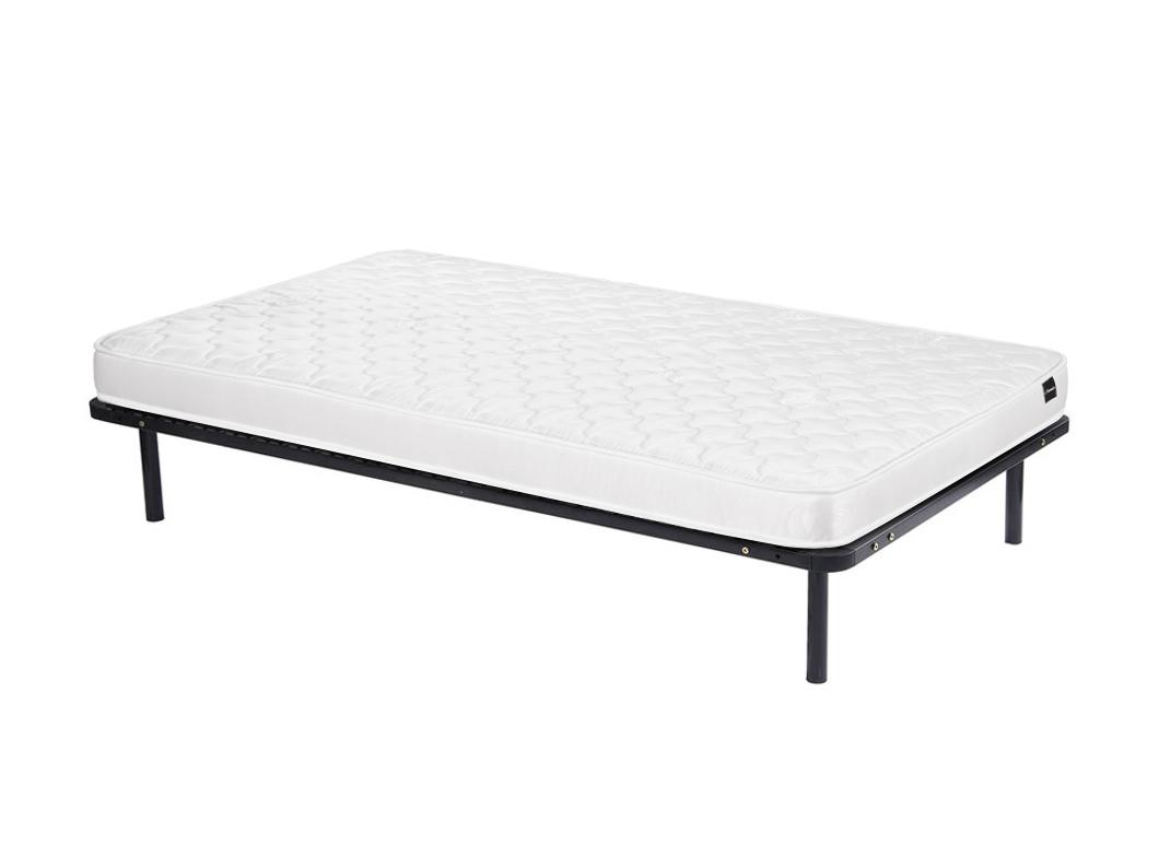 Set aus Lattenrost + Schaumstoffmatratze - 90 x 200 cm - Härtegrad 2 - Stärke 15 cm - DANAE II von YSMÉE