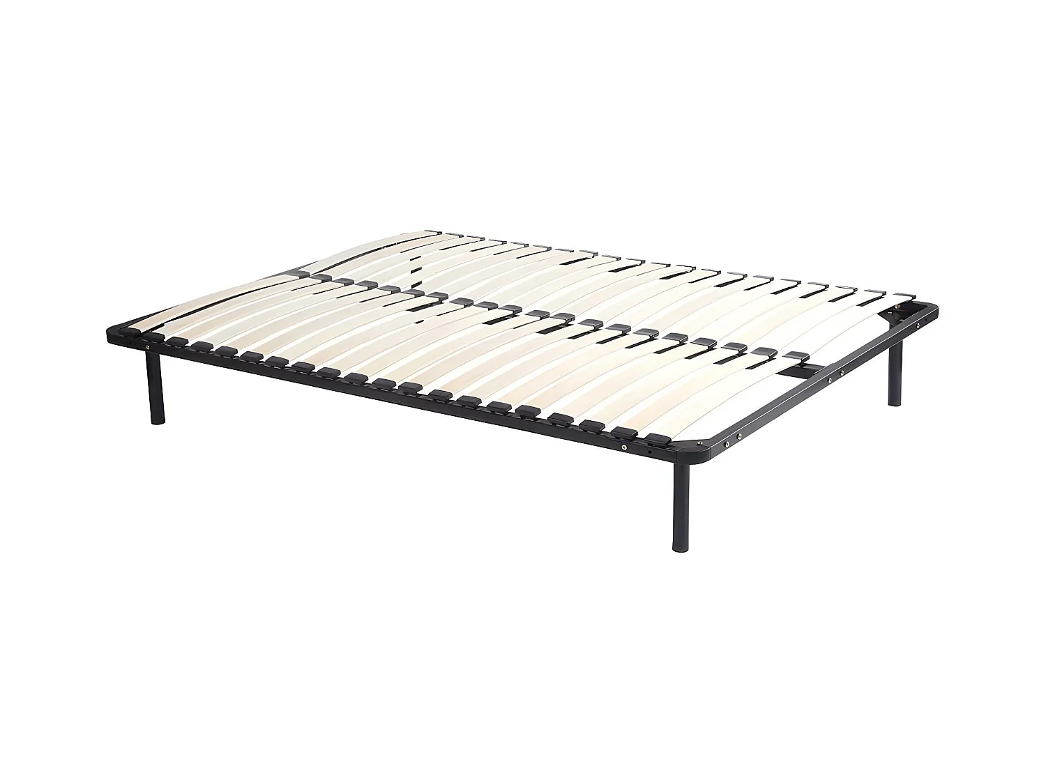 Ensemble 140 x 190 cm cadre à lattes + matelas mousse ép.15cm -DANAE II de YSMÉE