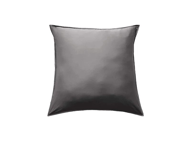 Taie d'oreiller en bambou 63x63 cm anthracite