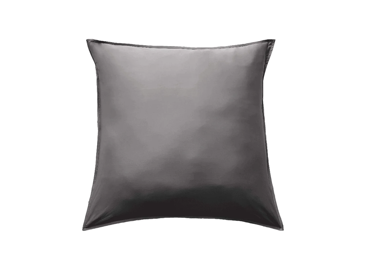 Taie d'oreiller en bambou 63x63 cm anthracite
