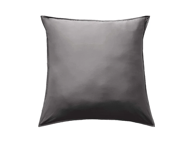 Taie d'oreiller en bambou 63x63 cm anthracite