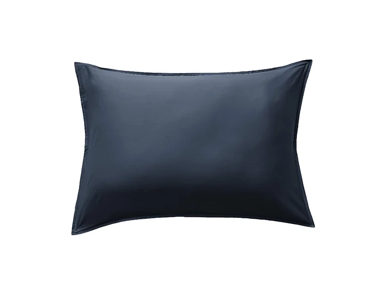 Taie d'oreiller en bambou 50x70 cm bleu