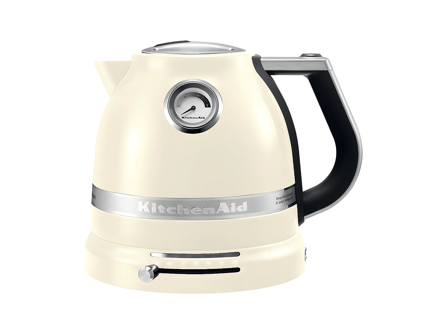 Kitchenaid Bouilloire sans fil 1.5l 2400w crème - 5kek1522 eac
