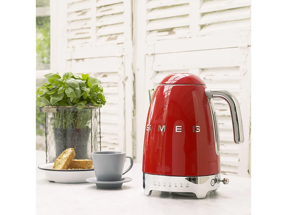 Bouilloire réglable Années 50 1,7 L rouge