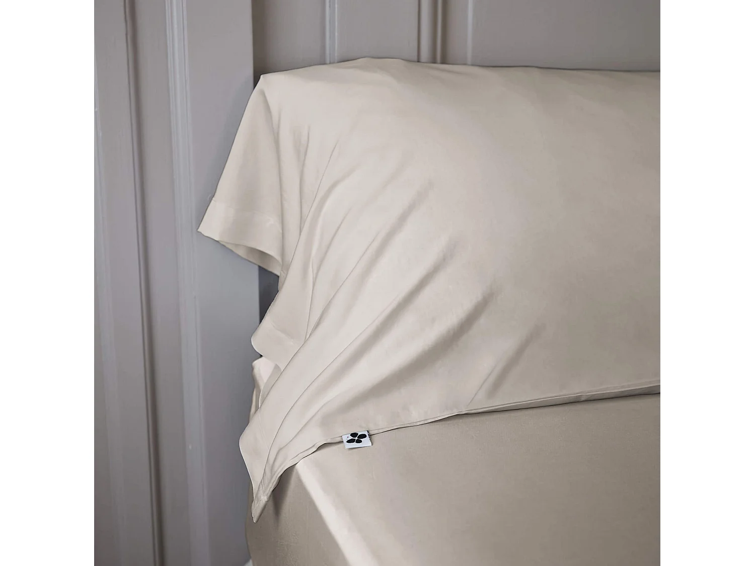 Taie de traversin en bambou 85x185 cm naturel