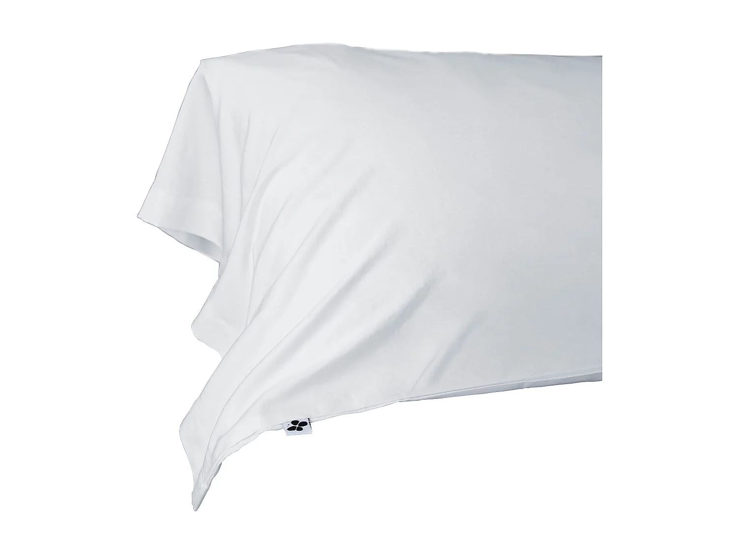 Taie de traversin en bambou 85x185 cm blanc