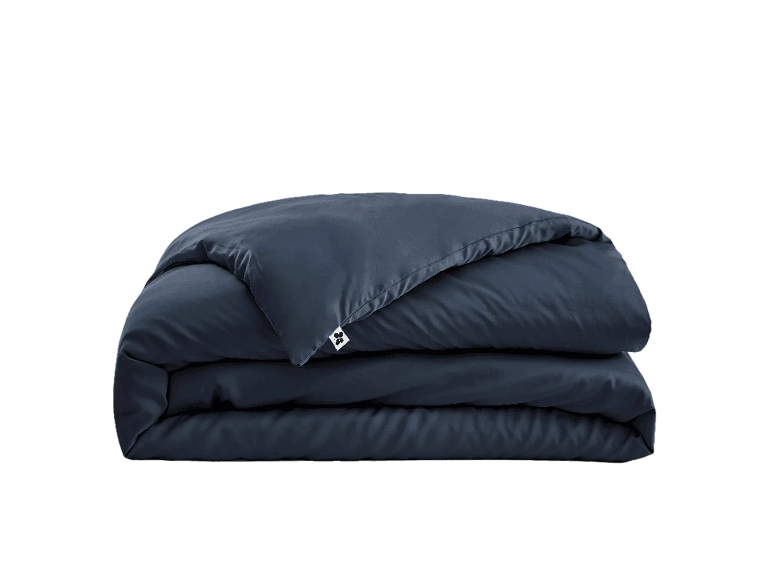 Housse de couette en bambou 260x240 cm bleu