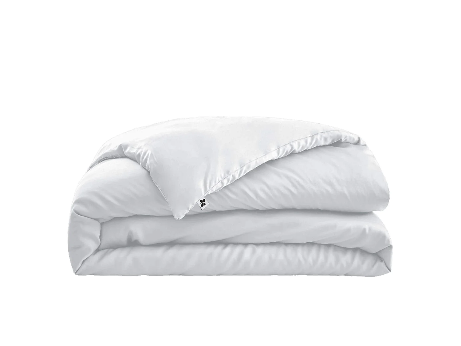 Housse de couette en bambou 260x240 cm blanc