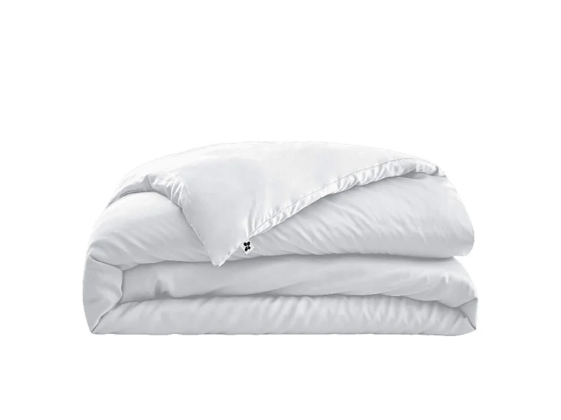 Housse de couette en bambou 260x240 cm blanc