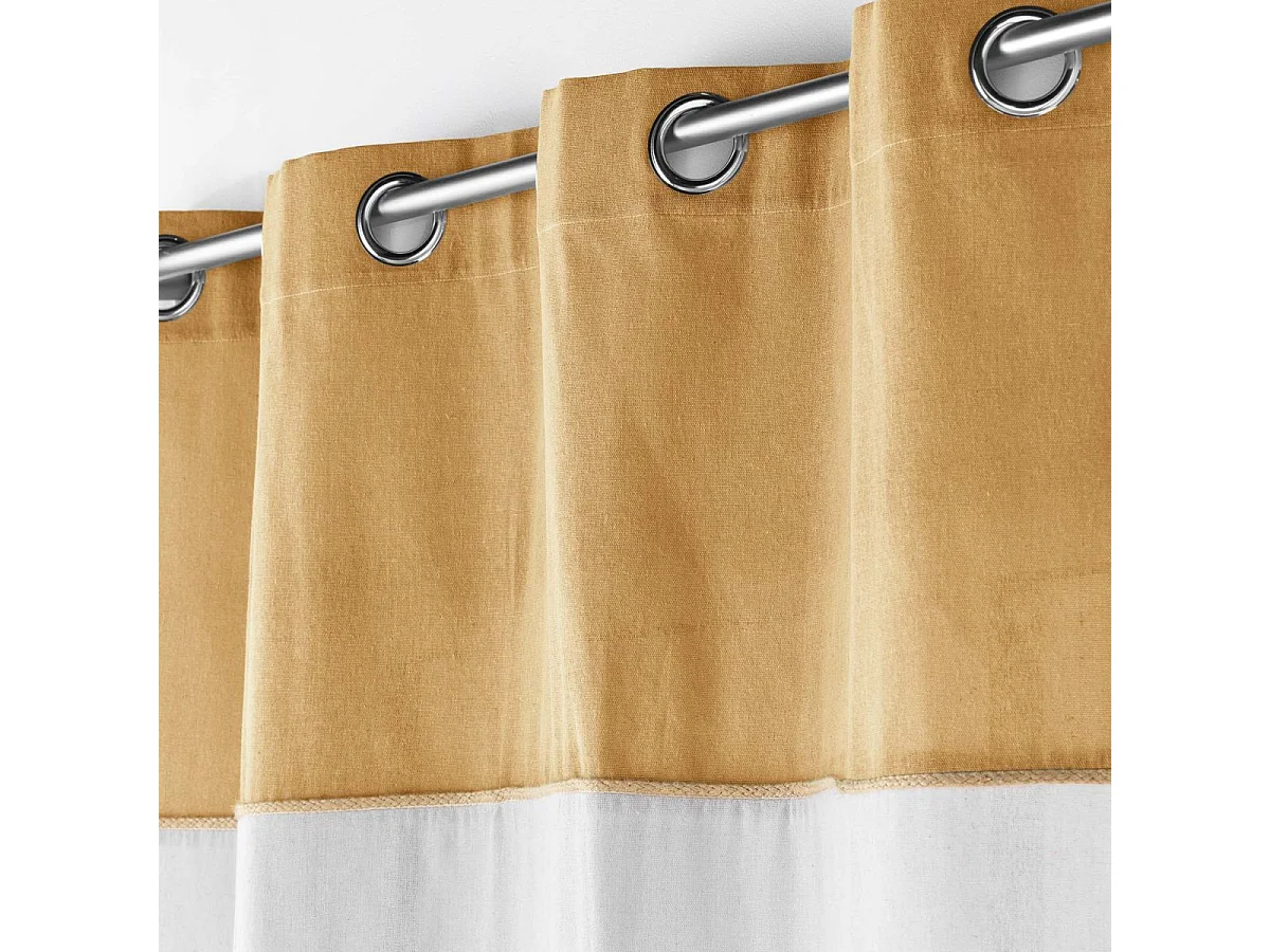 Rideau à Œillets "Janara" 140x240cm Ocre