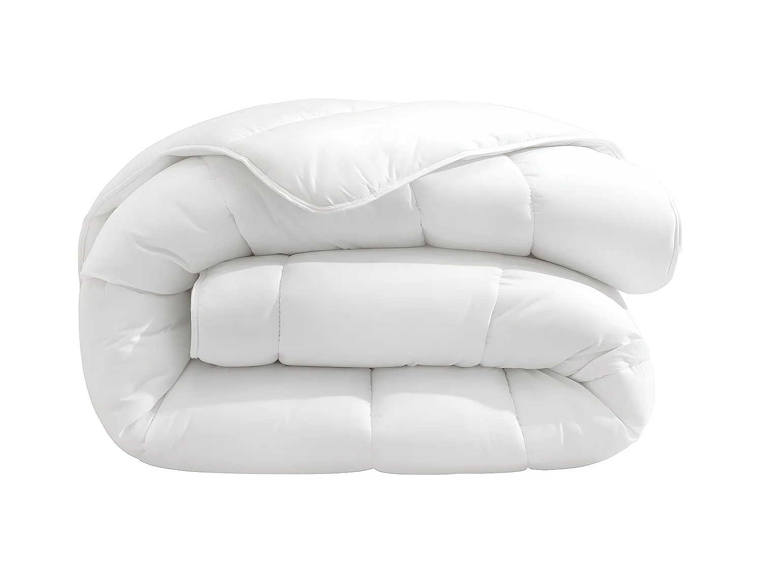 Pack couette hiver 550g 240x260 et 2 oreillers éco naturel moelleux 60x60