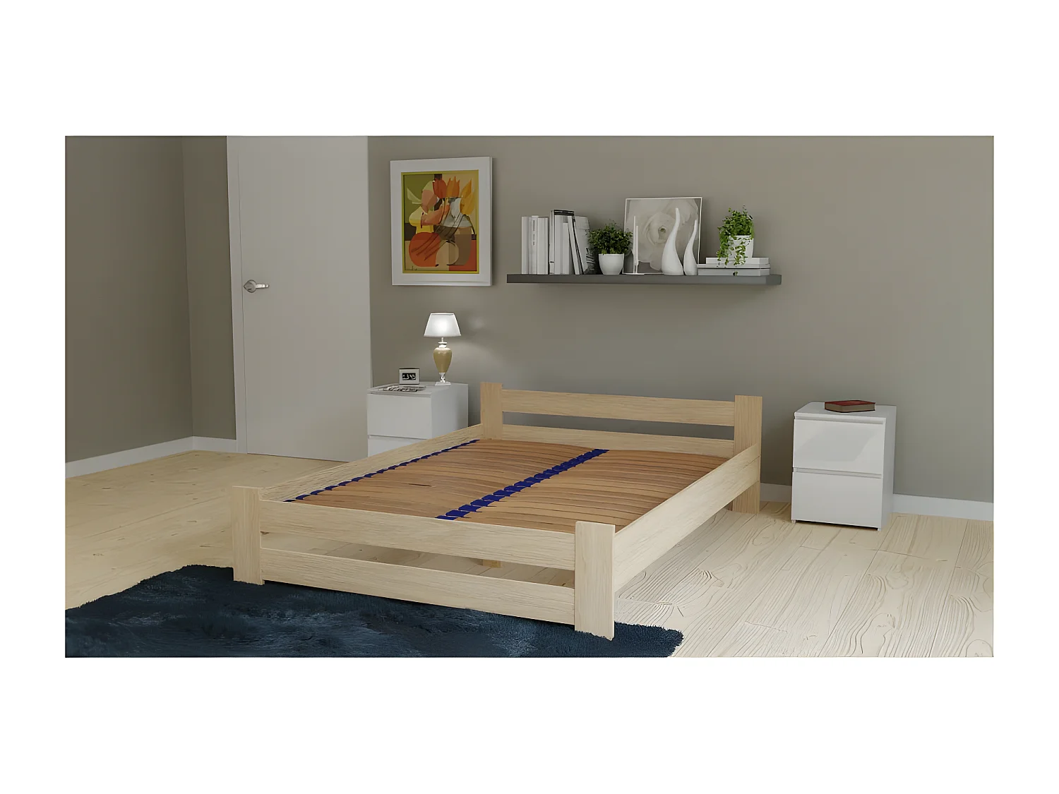 SOLEO - Flexibler Lattenrost - 160x200 - Holzlatten - Lattenrost