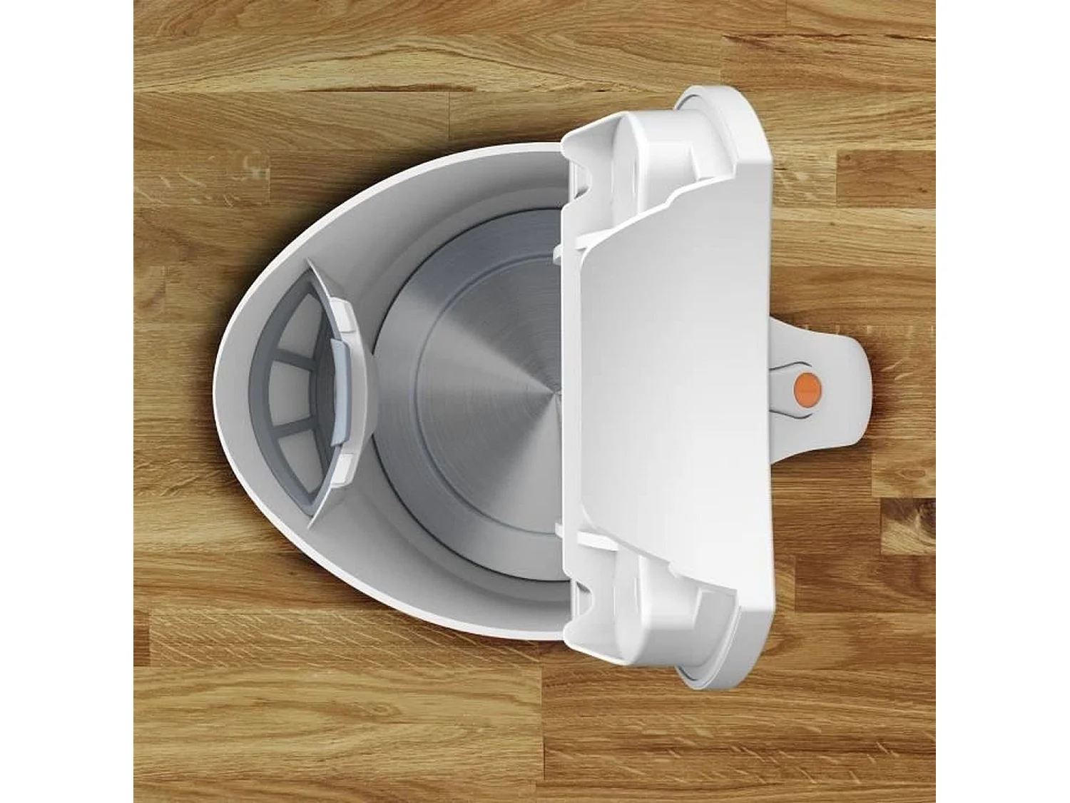 TEFAL Justine Wasserkocher – Weiß – 1,2 l – 2400 W – abnehmbarer Antikalkfilter