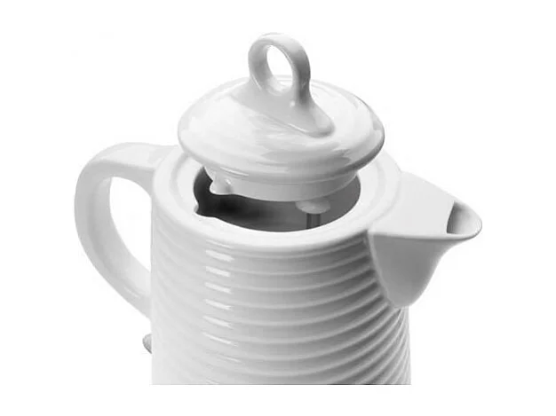 Bouilloire électrique 1l3 céramique blanc