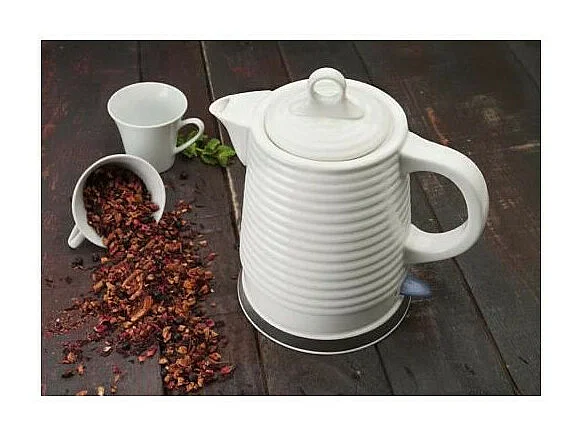 Bouilloire électrique 1l3 céramique blanc