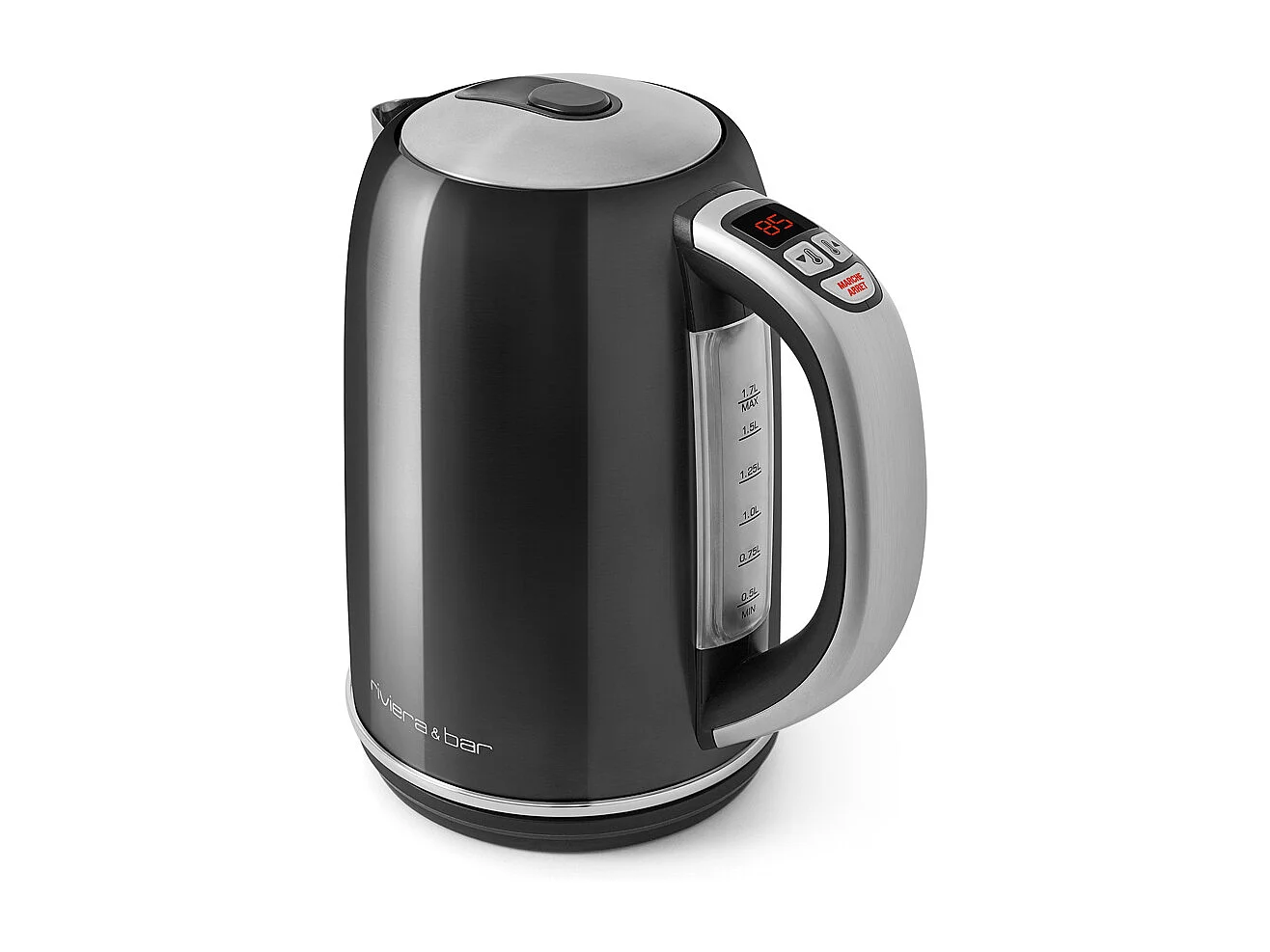 Bouilloire à température variable Serena 1,7 l en inox