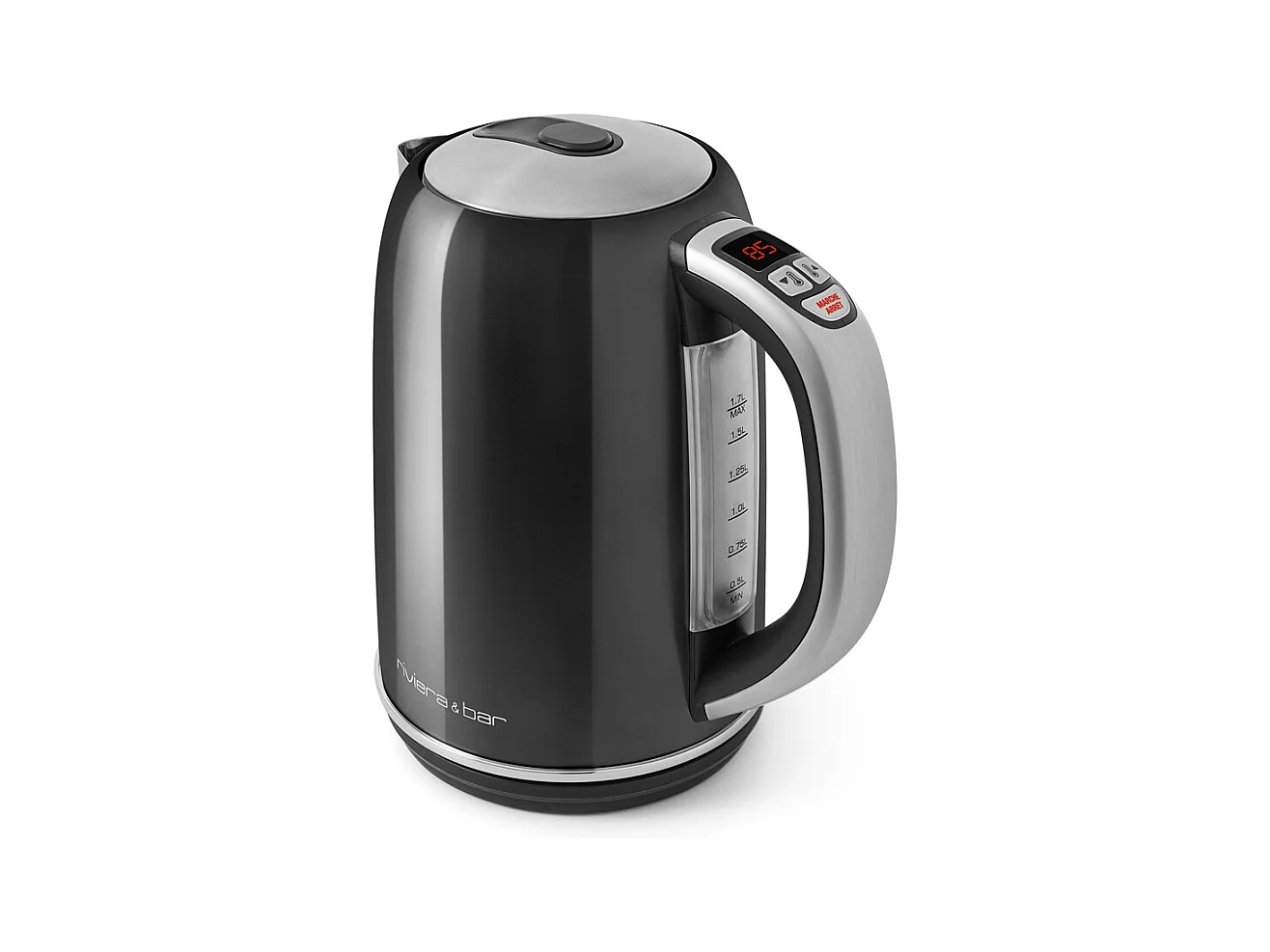 Bouilloire à température variable Serena 1,7 l en inox