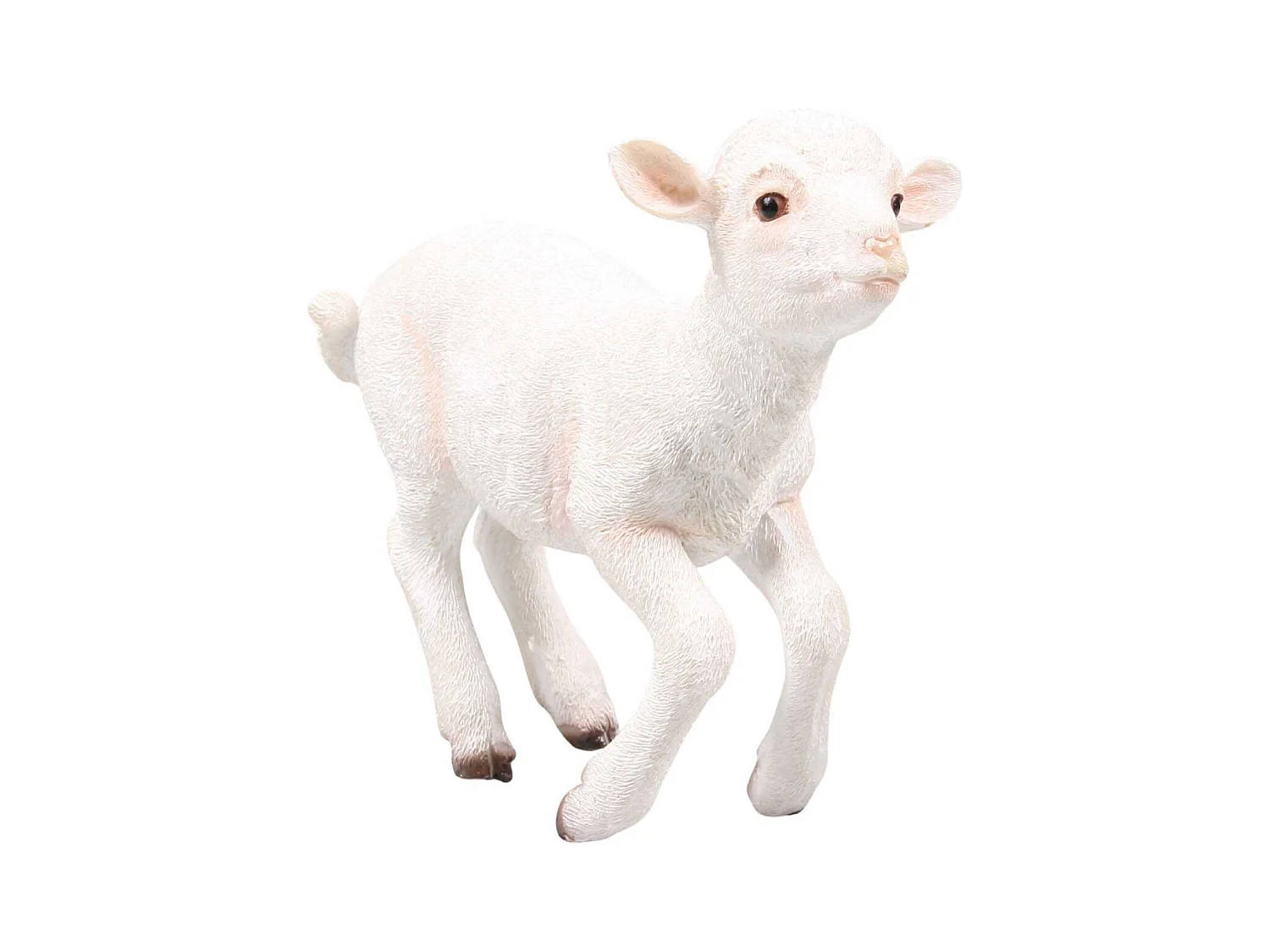 Agneau debout en 20 x 9,5 x 18 cm