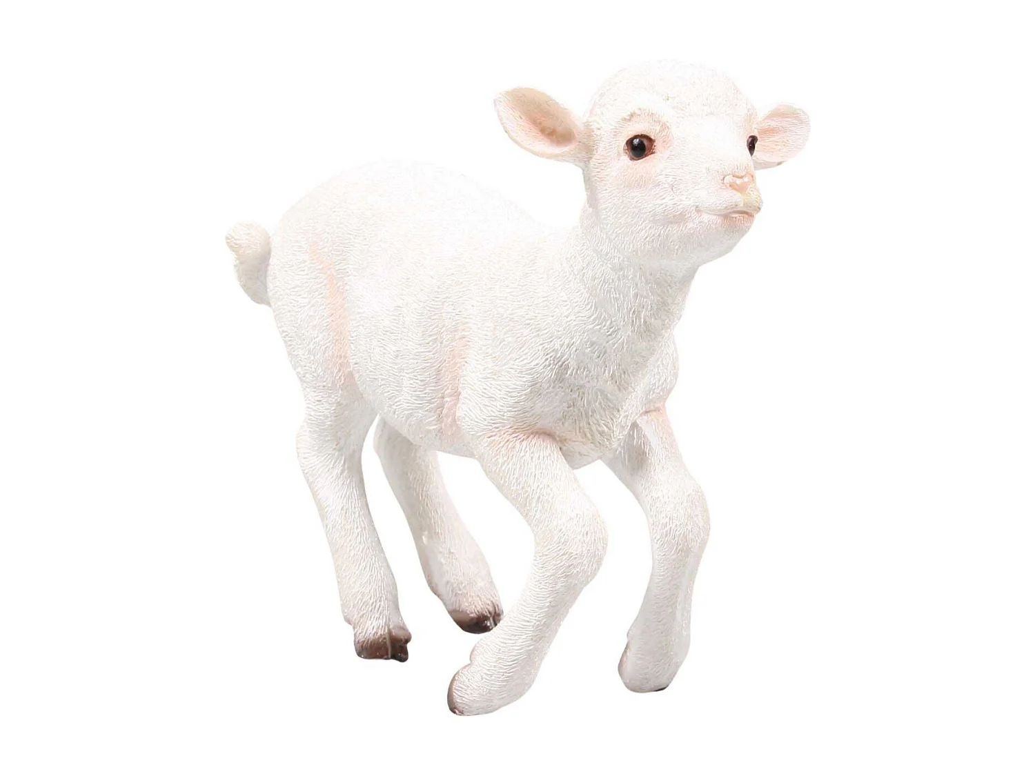 Agneau debout en 20 x 9,5 x 18 cm
