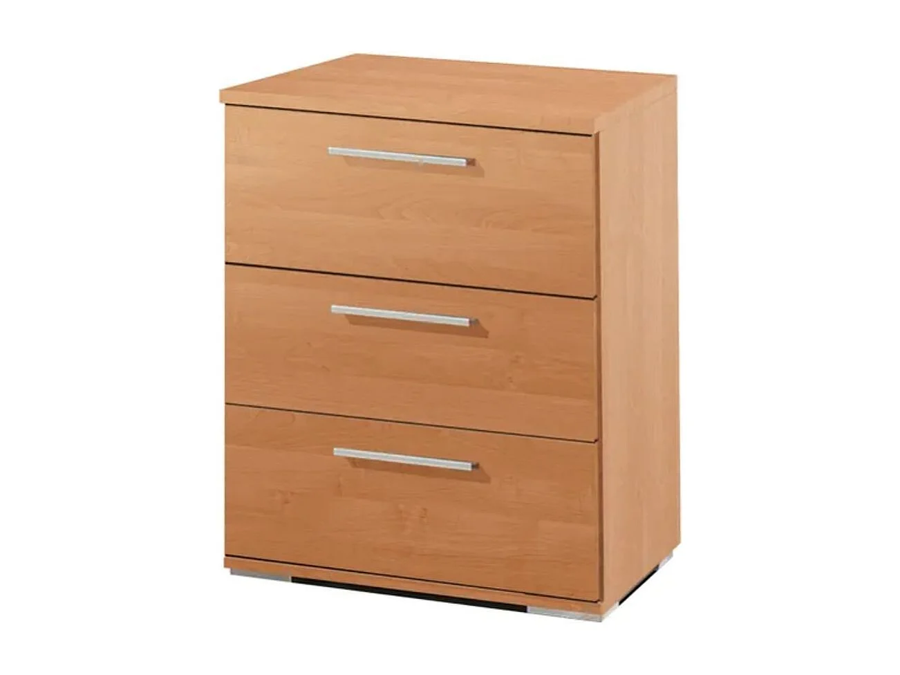 Mesa de cabeceira Class 3 gavetas 63X42X35 Cereja