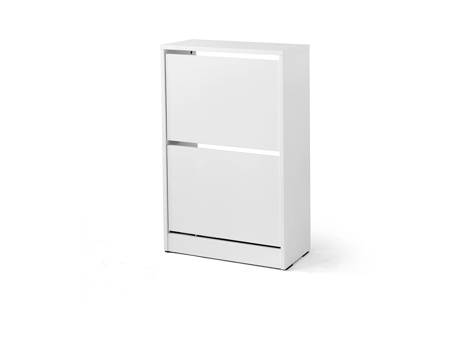 Range-chaussures 2 portes coulissantes 83x51x26 blanc - Venprodin